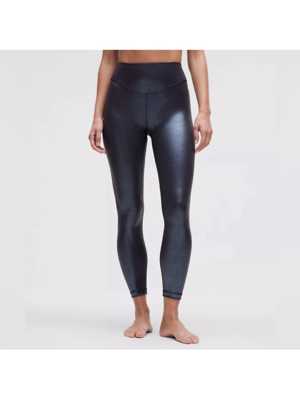 NWT Lululemon Wunder Under SmoothCover Tight 25 Foil size 8